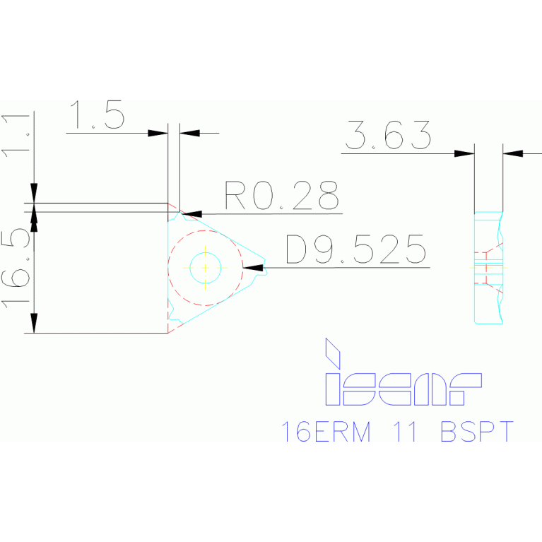 16ERM 11 BSPT IC908