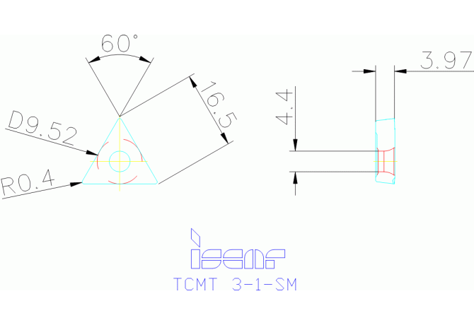 TCMT 16T304-SM IC9250