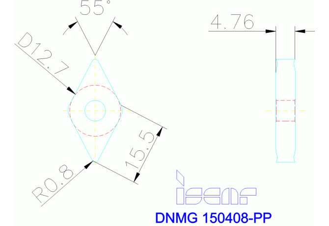DNMG 150408-PP IC8250