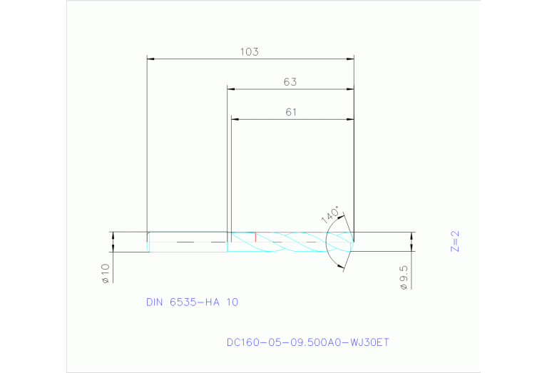 DC160-05-09.500A0-WJ30ET