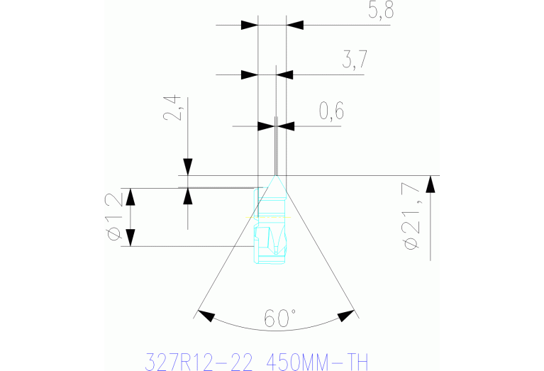 327R12-22 450MM-TH 1025