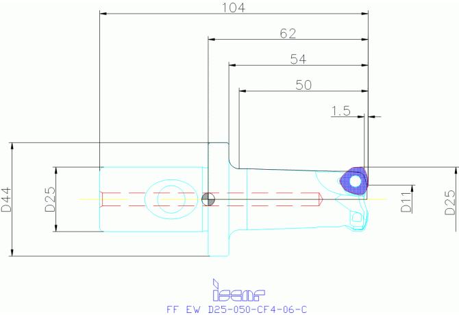 FF EW D25-050-CF4-06-C