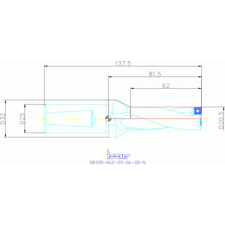 DR205-062-25-06-3D-N