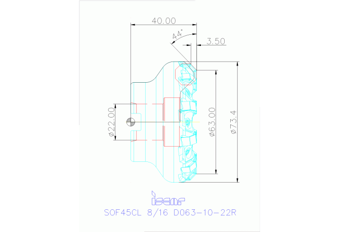 SOF45CL 8/16 D063-10-22R
