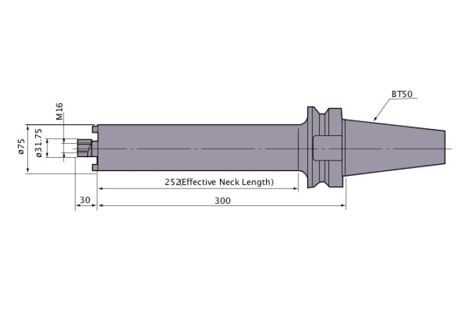 BT50-31.75-300-080