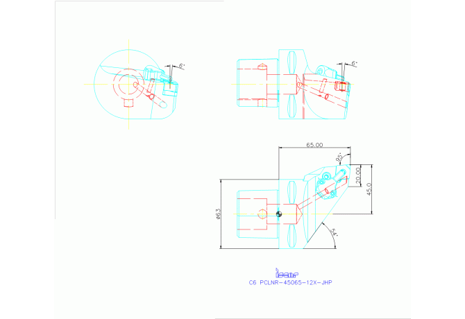 C6 PCLNR-45065-12X-JHP