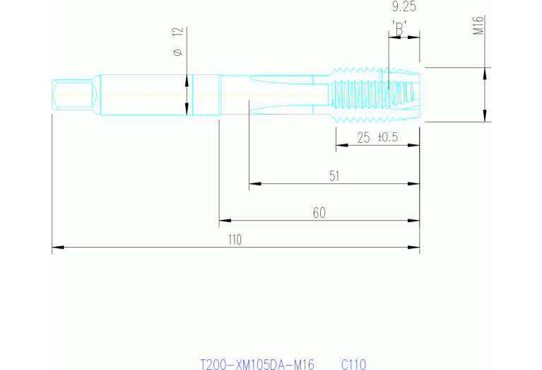 T200-XM105DA-M16 C150