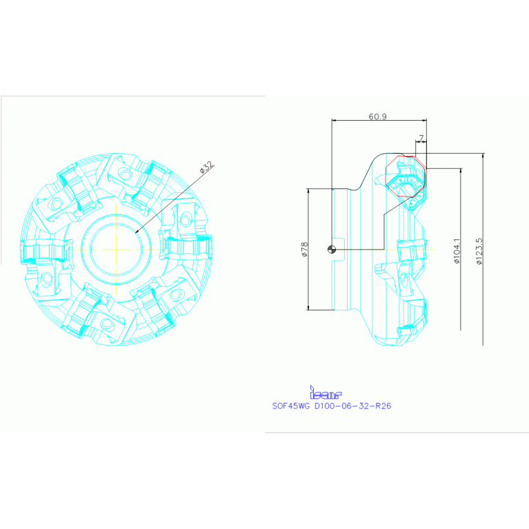 SOF45WG D100-06-32-R26