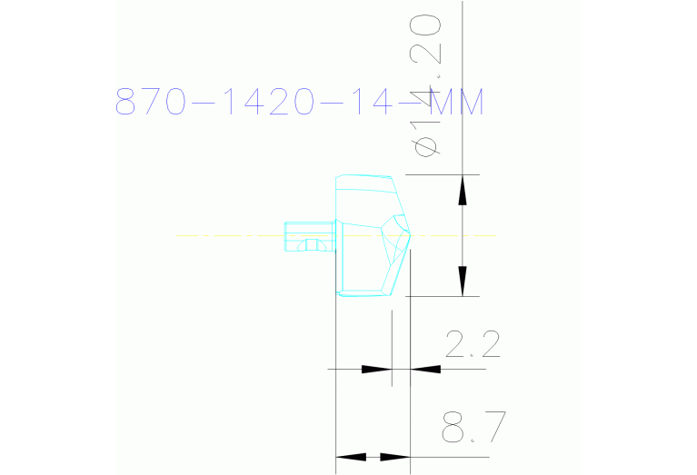 870-1420-14-MM 2234