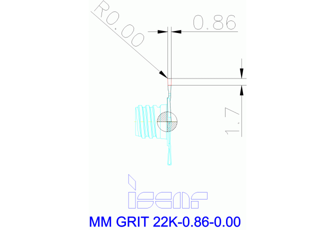MM GRIT 22K-0.86-0.00 IC528
