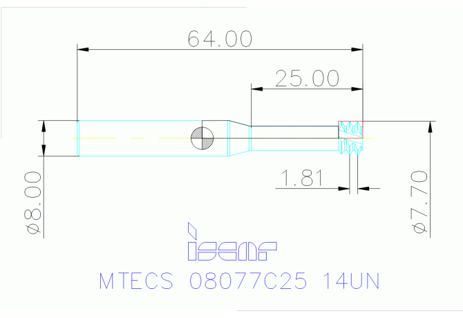 MTECS 08077C25 14UN IC908