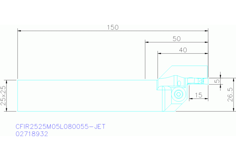 CFIR2525M05L080055-JET