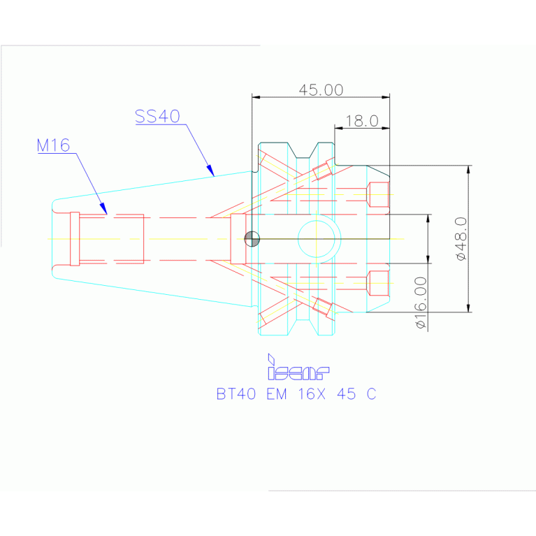 BT40 EM 16X 45 C
