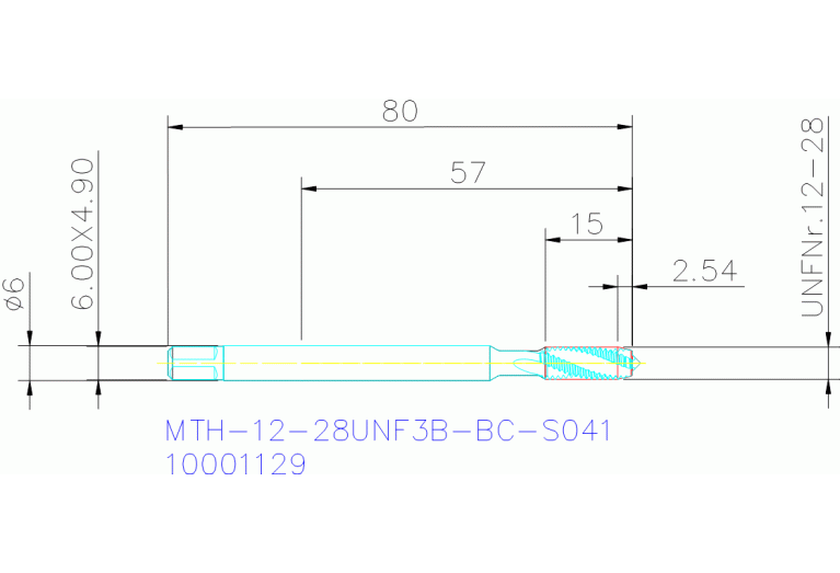 MTH-12-28UNF3B-BC-S041
