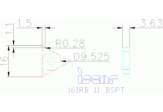 16IRB 11 BSPT IC908