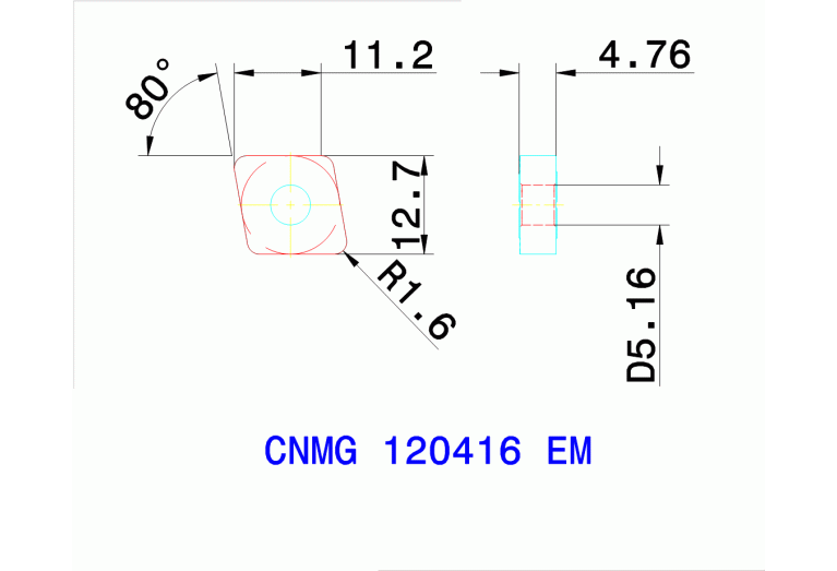 CNMG 120416 EM TT9225