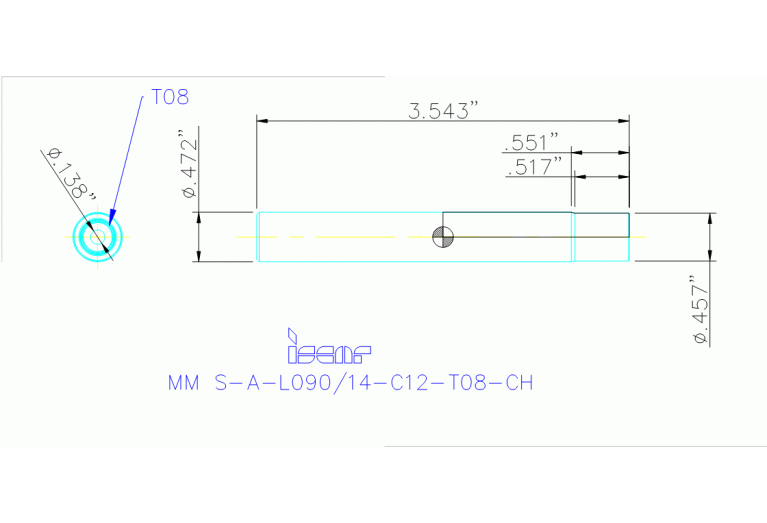 MM S-A-L090/14-C12-T08-CH