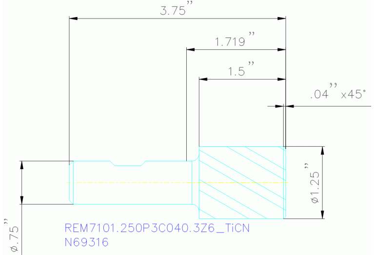 REM7101.250P3C040.3Z6 TICN