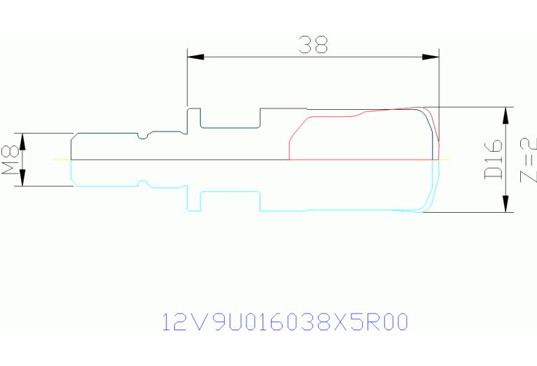 12V9U016038X5R00