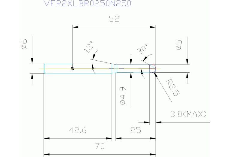 VFR2XLBR0250N250
