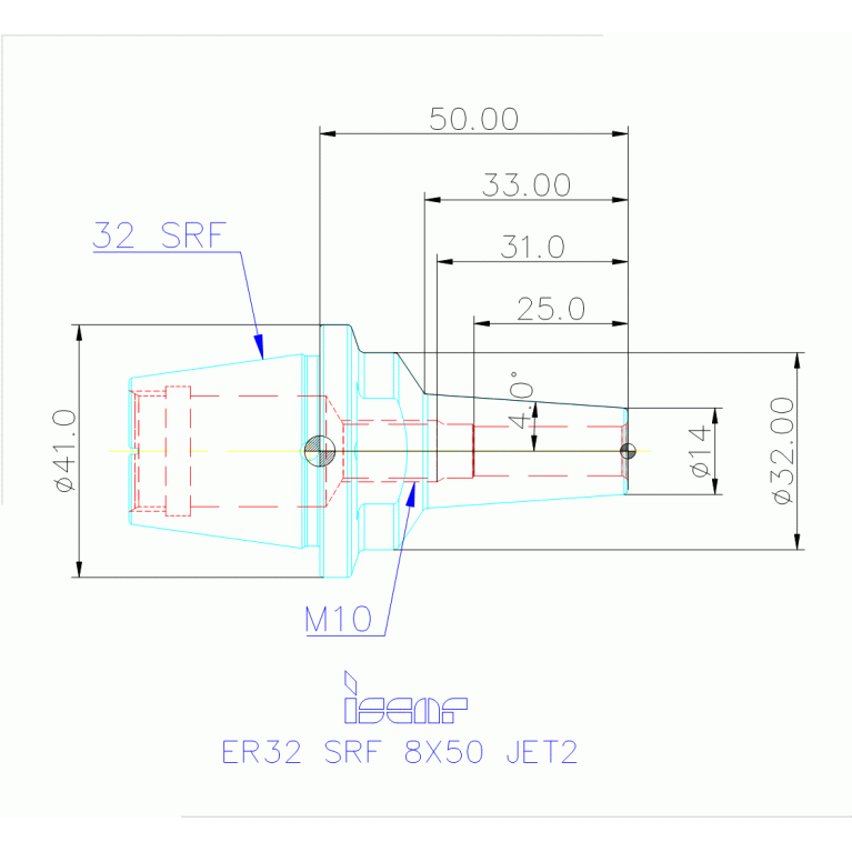 ER32 SRF 8X50 JET2
