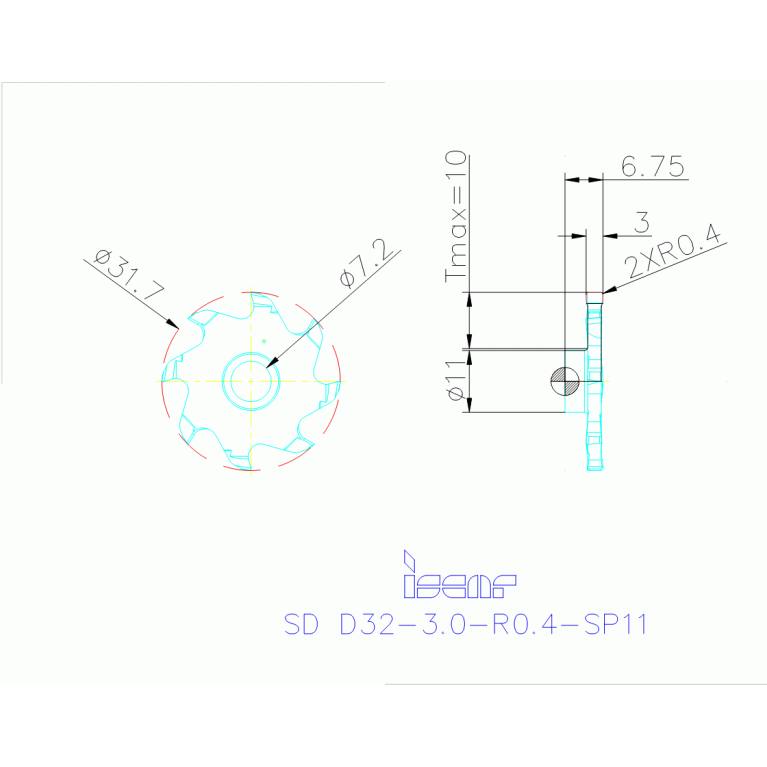 SD D32-3.0-R0.4-SP11 IC908