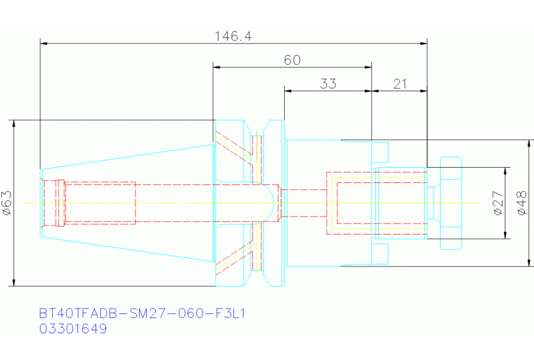 BT40TFADB-SM27-060-F3L1