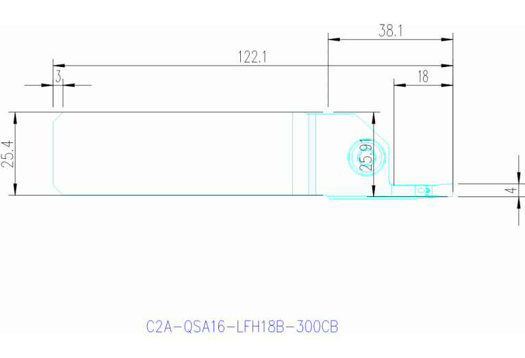 C2A-QSA16-LFH18B-300CB