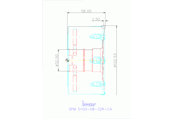 SPM D100-08-32R-CA