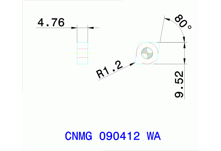 CNMG 090412 WA CT3000