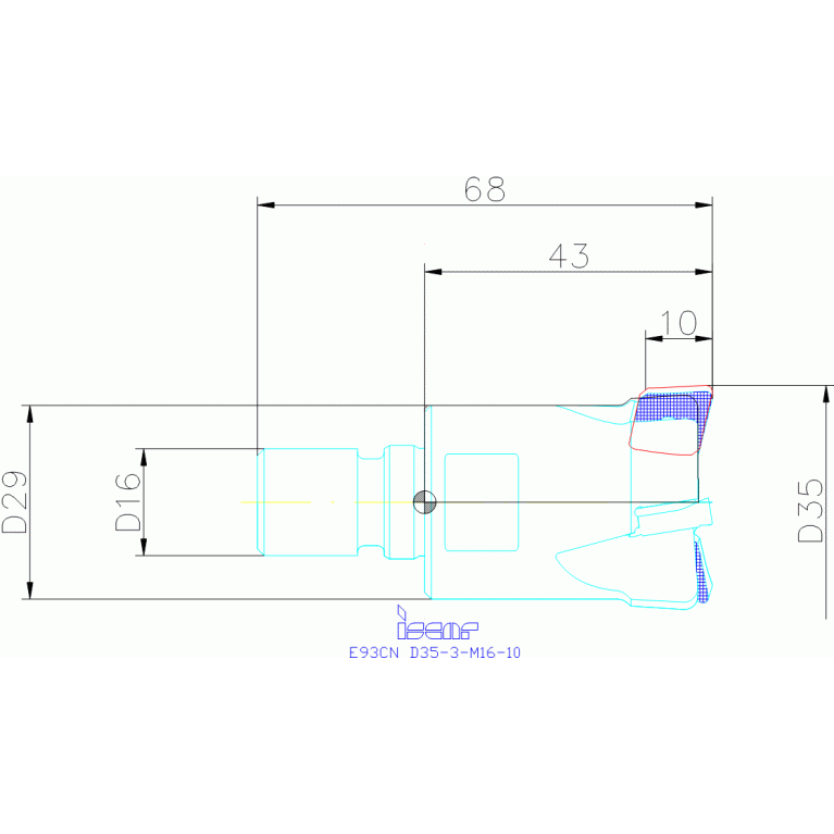 E93CN D35-3-M16-10