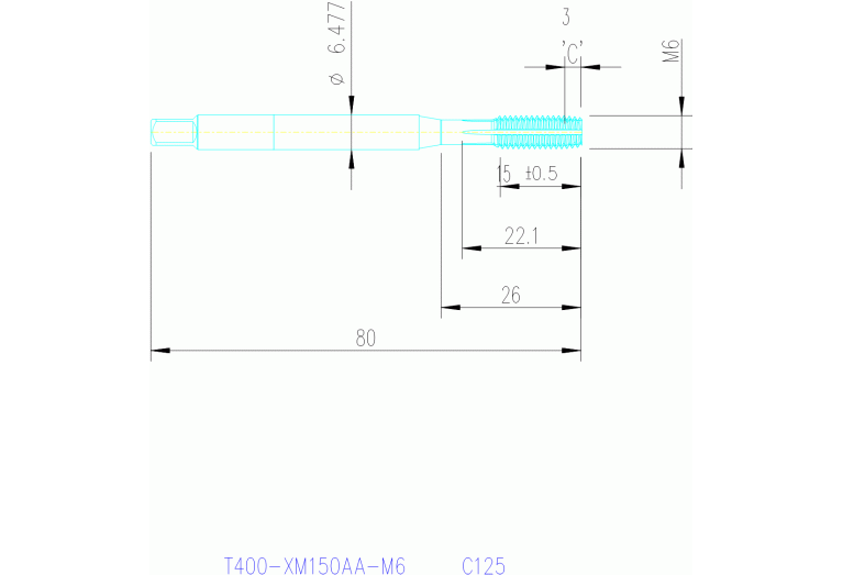 T400-XM150AA-M6 C125