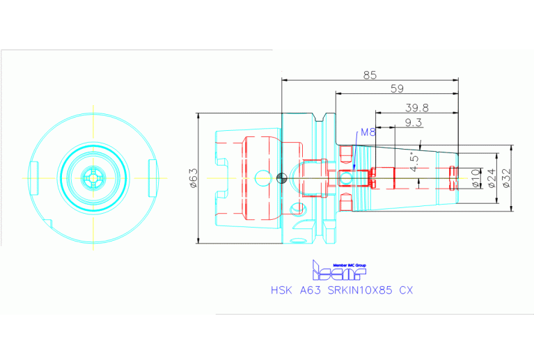 HSK A63 SRKIN10X85 CX