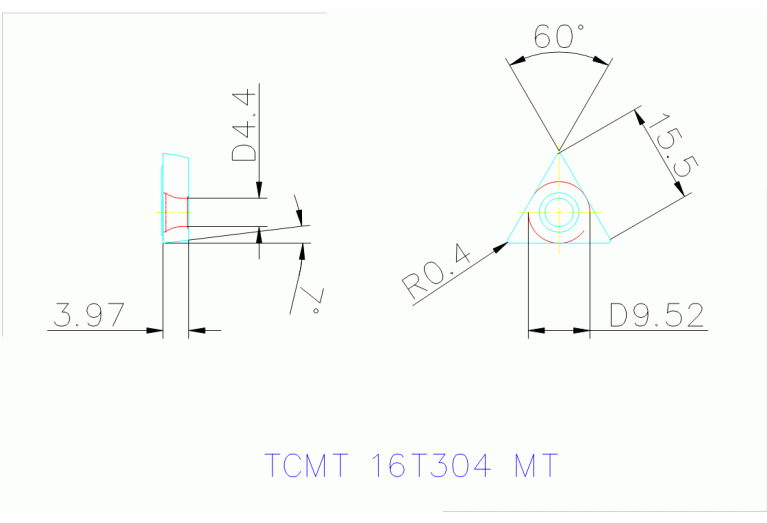 TCMT 16T304 MT ZA TT7310
