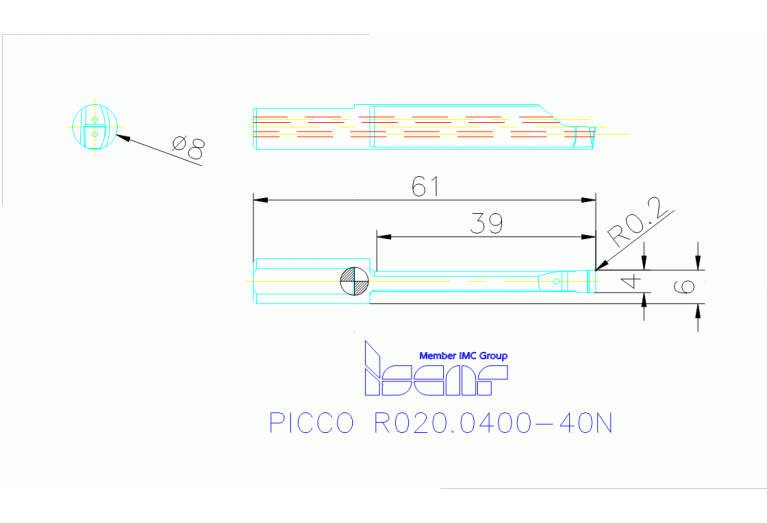 PICCO R020.0400-40N IC908