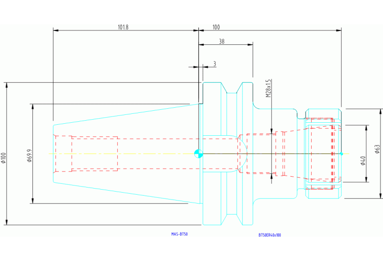 BT50ER40X100