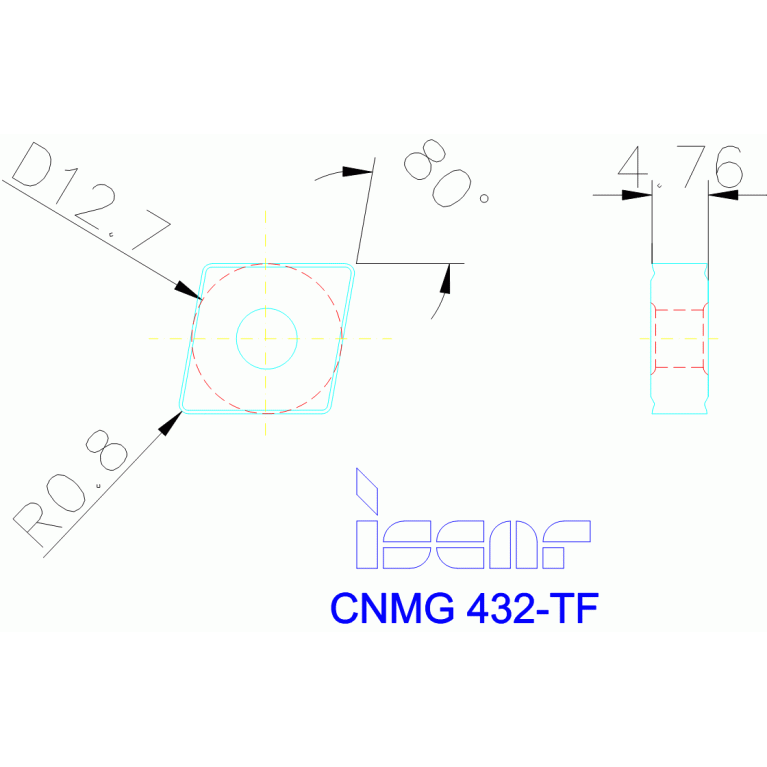 CNMG 120408-TF IC8150