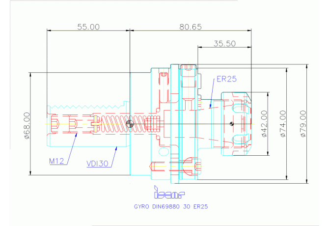 GYRO DIN69880 30 ER25