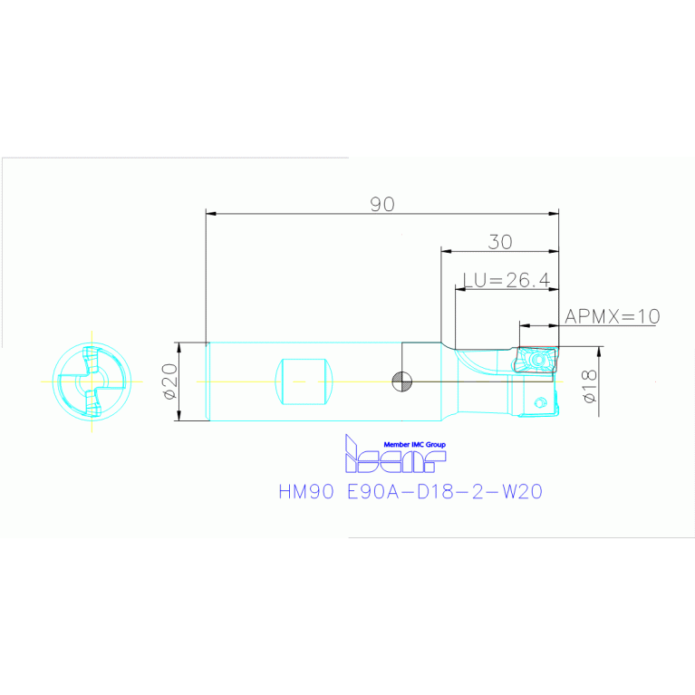 HM90 E90A-D18-2-W20