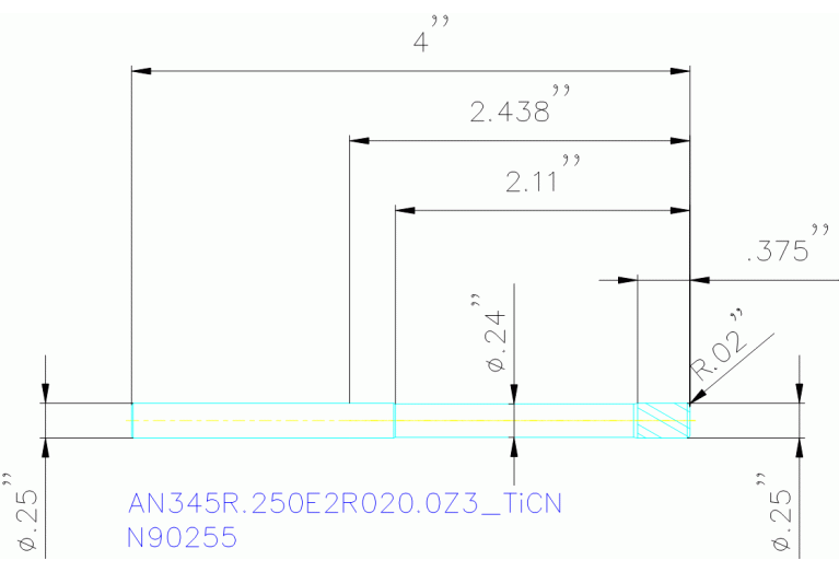 AN345R.250E2R020.0Z3 TICN