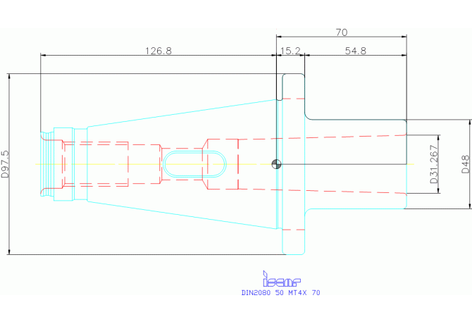 DIN2080 50 MT4X 70
