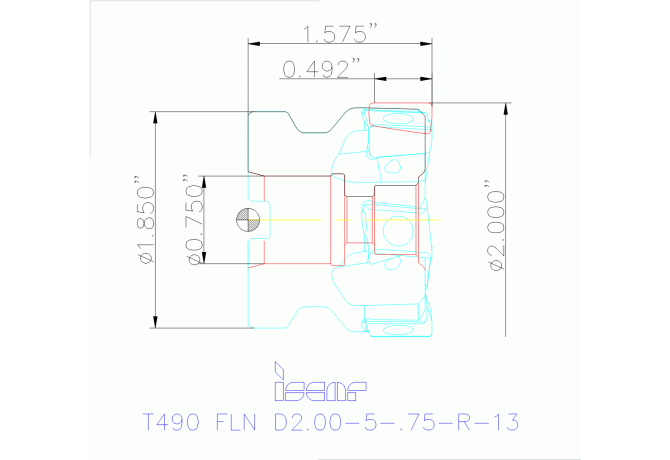 T490 FLN D2.00-5-.75-R-13