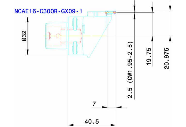NCAE16-C300R-GX09-1
