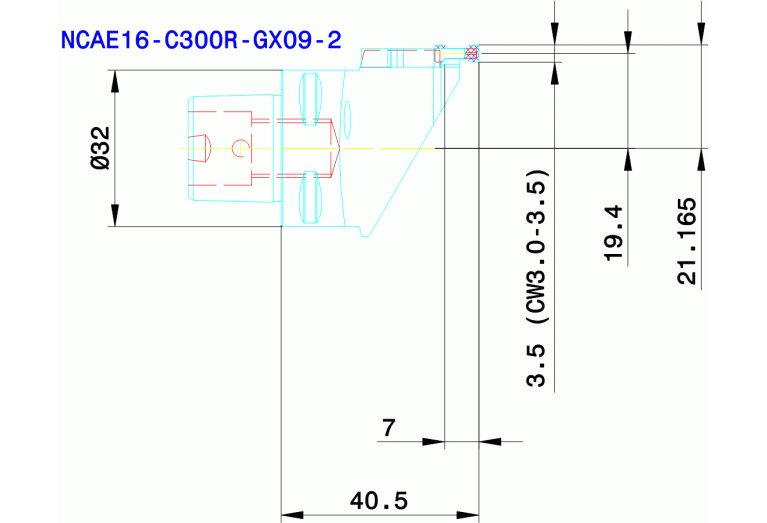 NCAE16-C300R-GX09-2