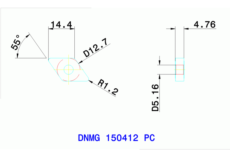 DNMG 150412 PC ZA TT3500