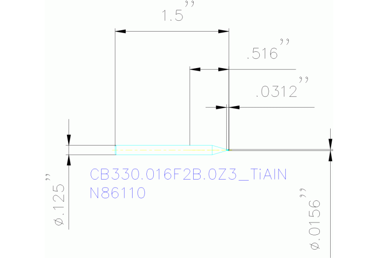 CB330.016F2B.0Z3 TIALN