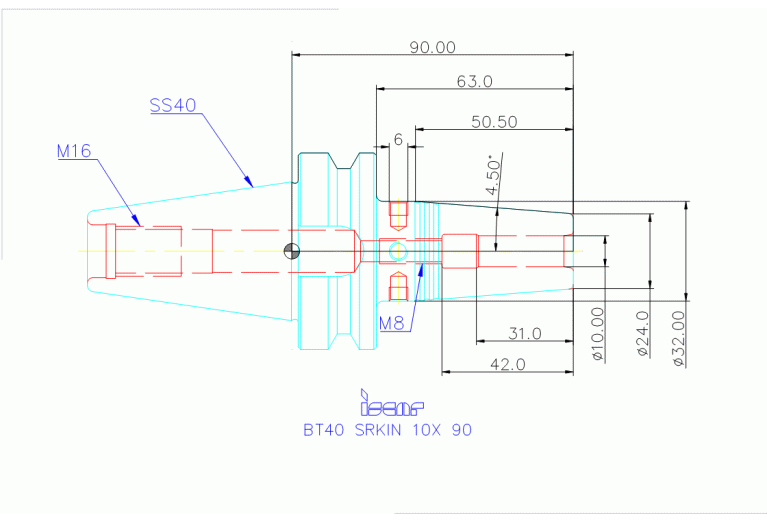 BT40 SRKIN 10X 90