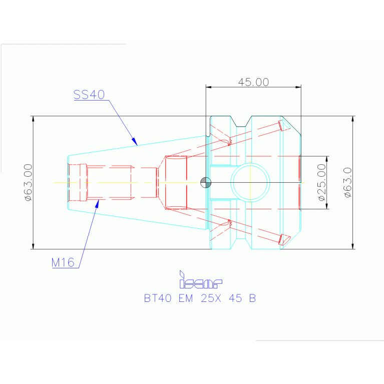 BT40 EM 25X 45 B