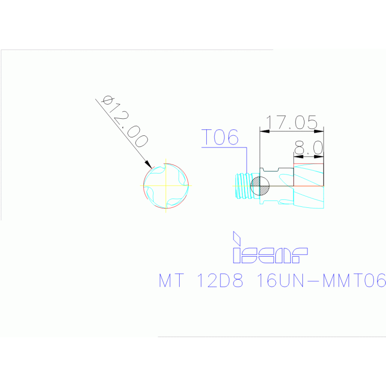 MT 12D8 16UN-MMT06 IC908