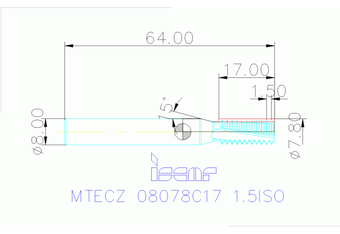 MTECZ 08078C17 1.5ISO IC908